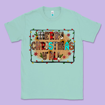 Merry Christmas Y'all Classic Tee Designed By Jahusdesignshop