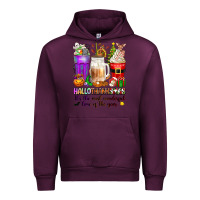 Mauve Wine Hallothanksmas coffee cups Urban Hoodie - texasbilliewilder