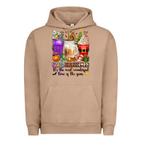 Pigment Burro Hallothanksmas coffee cups Urban Hoodie - texasbilliewilder