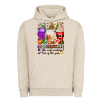 Pigment French Oak Hallothanksmas coffee cups Urban Hoodie - texasbilliewilder