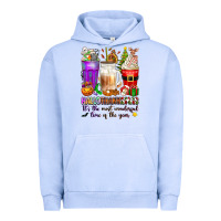 Pigment Grape Ice Hallothanksmas coffee cups Urban Hoodie - texasbilliewilder