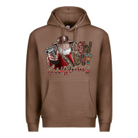 Chestnut cowboy christmas Premium Hoodie - SublimationCraftShop
