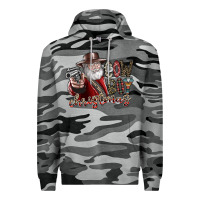 Slate Camo cowboy christmas Premium Hoodie - SublimationCraftShop