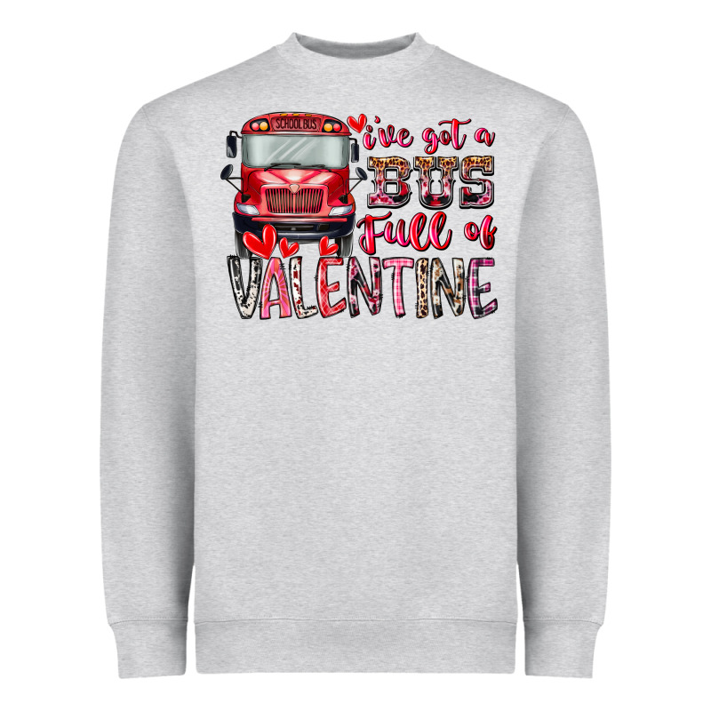 I've Got Bus Full Of Valentine Heavyweight Sweatshirt by RacoonDesign | Teevron