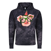 Cloud Black pig christmas Vintage Hoodie - RanaPortraitStore