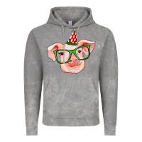 Cloud Rock pig christmas Vintage Hoodie - RanaPortraitStore