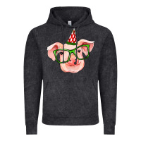 Vintage Black pig christmas Vintage Hoodie - RanaPortraitStore