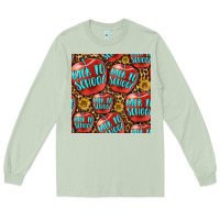 Matcha back to school with apple seamless pattern Long Sleeve Tee - BundleAndBundleShop