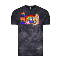 Cloud Black pride coffee cups Vintage Tee - AdoDesignShop