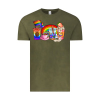 Vintage Olive pride coffee cups Vintage Tee - AdoDesignShop