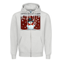 Dove Grey christmas snowman tumbler Zipper Hoodie - Jasminsmagicworld