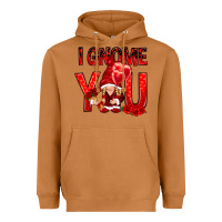 Meerkat i gnome you with roses Heavyweight Hoodie - NancyCooperArtShop