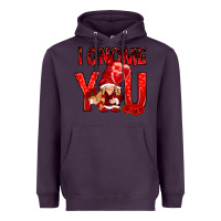 Plum i gnome you with roses Heavyweight Hoodie - NancyCooperArtShop