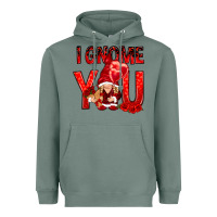 Sage i gnome you with roses Heavyweight Hoodie - NancyCooperArtShop