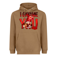 I Gnome You With Roses Heavyweight Hoodie | Teevron