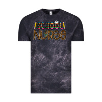 Cloud Black school nurse Vintage Tee - CowhideDigitalArt