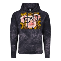 Cloud Black sunflowers pig Vintage Hoodie - RanaPortraitStore