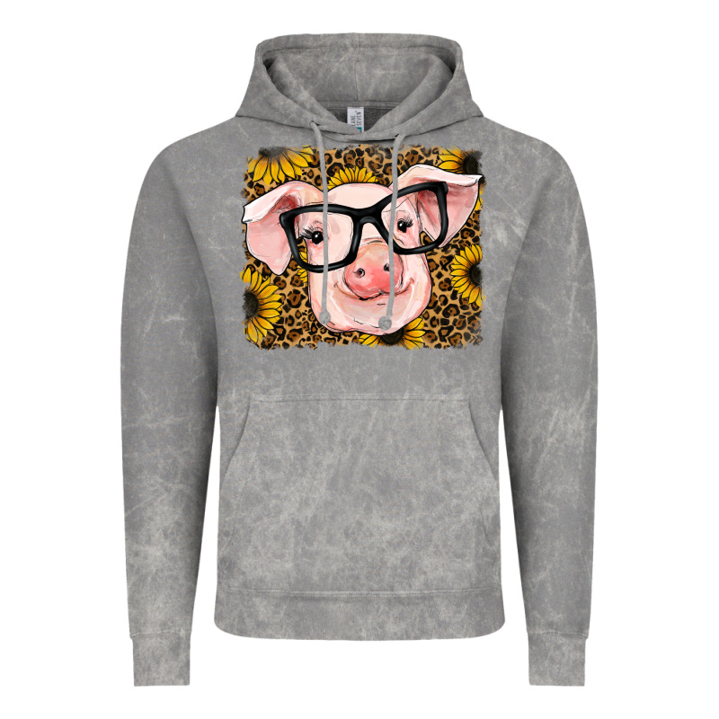 Sunflowers Pig Vintage Hoodie by RanaPortraitStore | Teevron