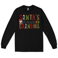 Black santa's favorite grandma Long Sleeve Tee - Jasminsmagicworld