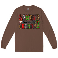 Chestnut santa's favorite grandma Long Sleeve Tee - Jasminsmagicworld