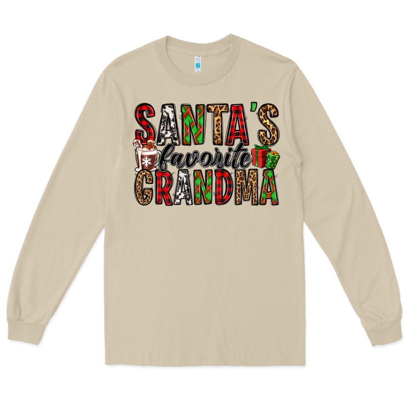 Santa's Favorite Grandma Long Sleeve Tee by Jasminsmagicworld | Teevron