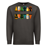 Smoke custom crayons with pencil Premium Sweatshirt - NancyCooperArtShop