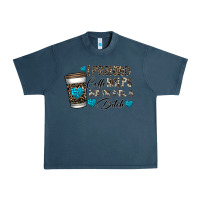 Midnight Navy coffee Urban Heavy Tee - CowhideDigitalArt