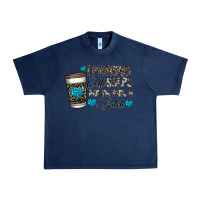 Navy coffee Urban Heavy Tee - CowhideDigitalArt
