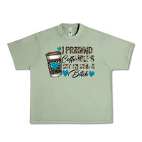 Oil Green coffee Urban Heavy Tee - CowhideDigitalArt
