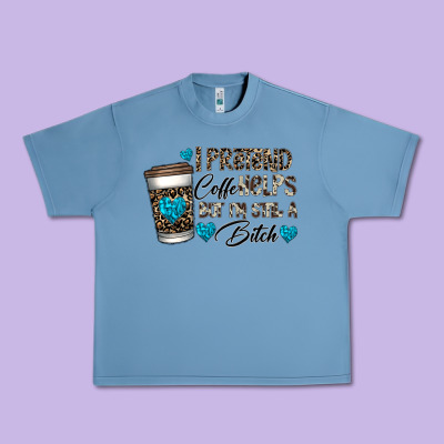 Coffee Urban Heavy Tee Designed By Cowhidedigitalart