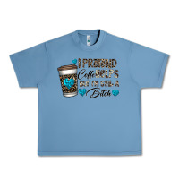 Pebble Blue coffee Urban Heavy Tee - CowhideDigitalArt