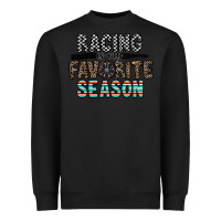 Black racing is my favorite season Heavyweight Sweatshirt - CowhideDigitalArt