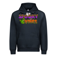 Navy Spooky vibes Urban Hoodie - NancyCooperArtShop