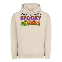 Pigment French Oak Spooky vibes Urban Hoodie - NancyCooperArtShop