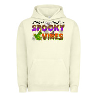 Pigment Pistachio Spooky vibes Urban Hoodie - NancyCooperArtShop