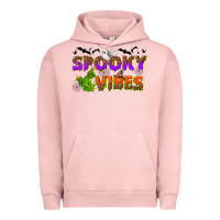 Pigment Salmon Spooky vibes Urban Hoodie - NancyCooperArtShop