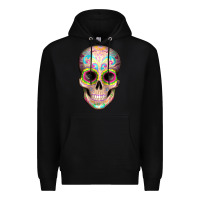 Black Mexican Skull Premium Hoodie - Artiststas