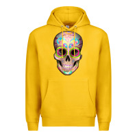 Lemon Mexican Skull Premium Hoodie - Artiststas