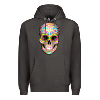 Smoke Mexican Skull Premium Hoodie - Artiststas