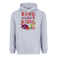 Heather Grey v is for vodka Heavyweight Hoodie - NancyCooperArtShop