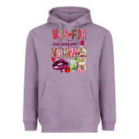 Lavender v is for vodka Heavyweight Hoodie - NancyCooperArtShop