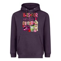 Plum v is for vodka Heavyweight Hoodie - NancyCooperArtShop