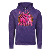 Cloud Purple tackle cancer basketball Vintage Hoodie - texasbilliewilder