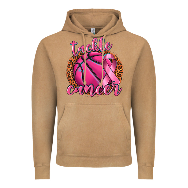 Tackle Cancer Basketball Vintage Hoodie by texasbilliewilder | Teevron