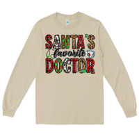 Mushroom santa's favorite doctor Long Sleeve Tee - Jasminsmagicworld