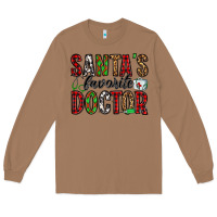 Toasted Coconut santa's favorite doctor Long Sleeve Tee - Jasminsmagicworld