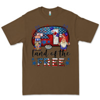 Cacao land of the free caravan gnomies Premium Tee - BarkalooDesign