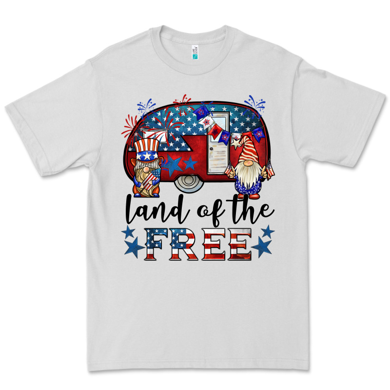 Land Of The Free Caravan Gnomies Premium Tee by BarkalooDesign | Teevron
