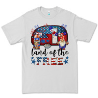 Dove Grey land of the free caravan gnomies Premium Tee - BarkalooDesign
