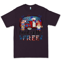 Plum land of the free caravan gnomies Premium Tee - BarkalooDesign